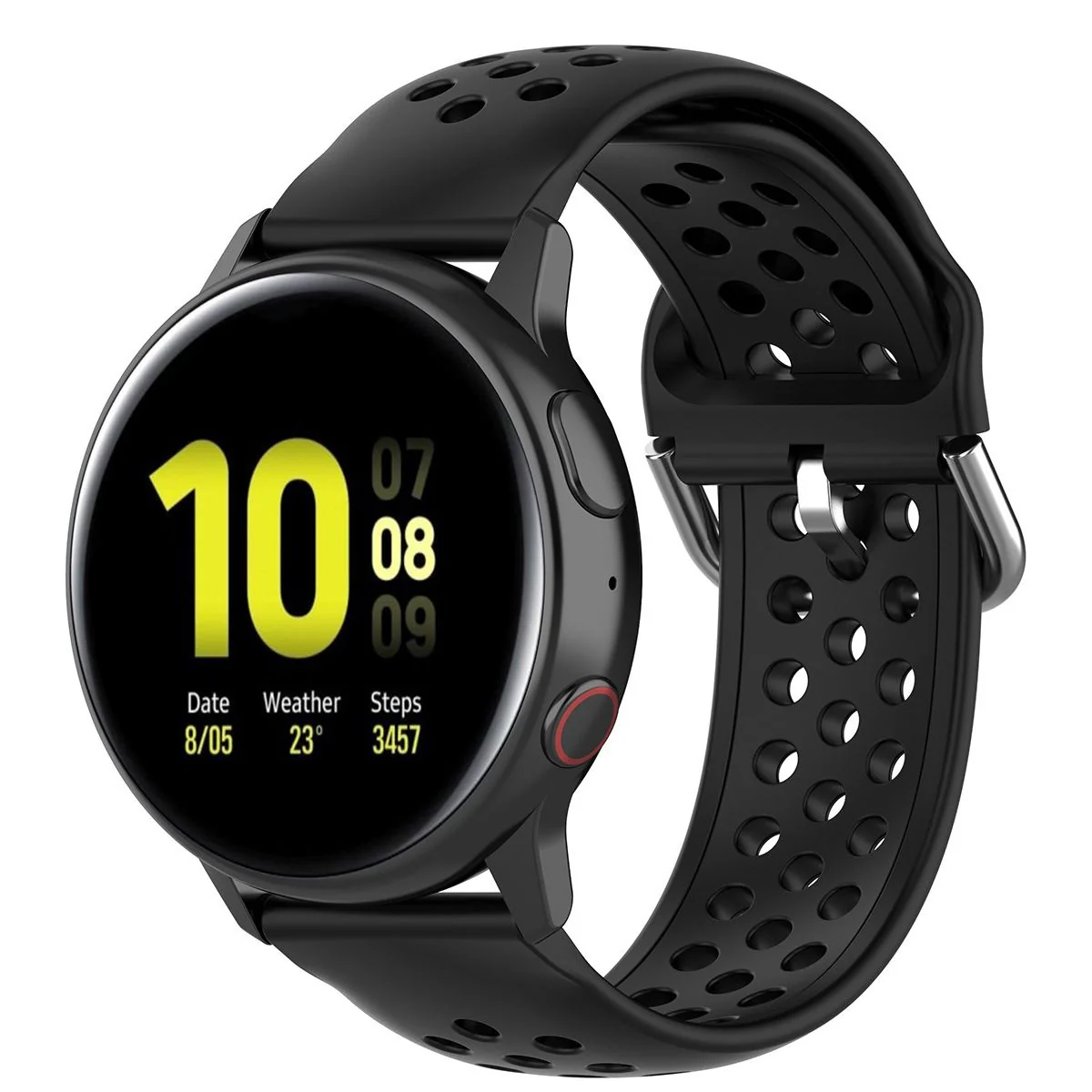 BStrap Silicone Dots remienok na Garmin Vivoactive 5 black