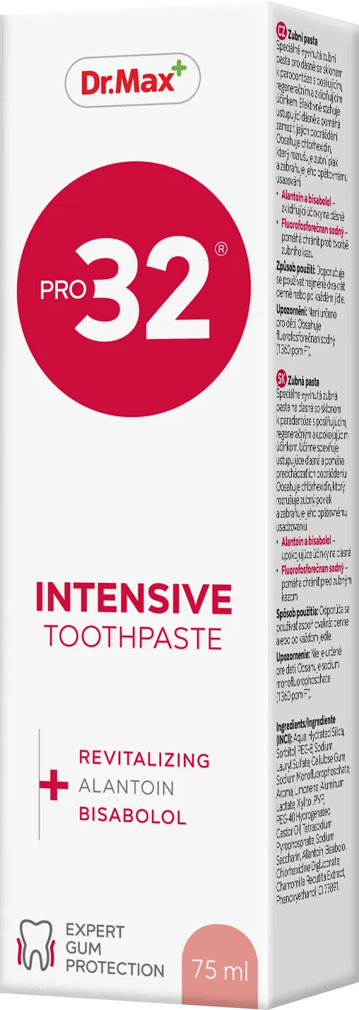 Dr. Max PRO32 TOOTHPASTE INTENSIVE 1×75ml, zubná pasta