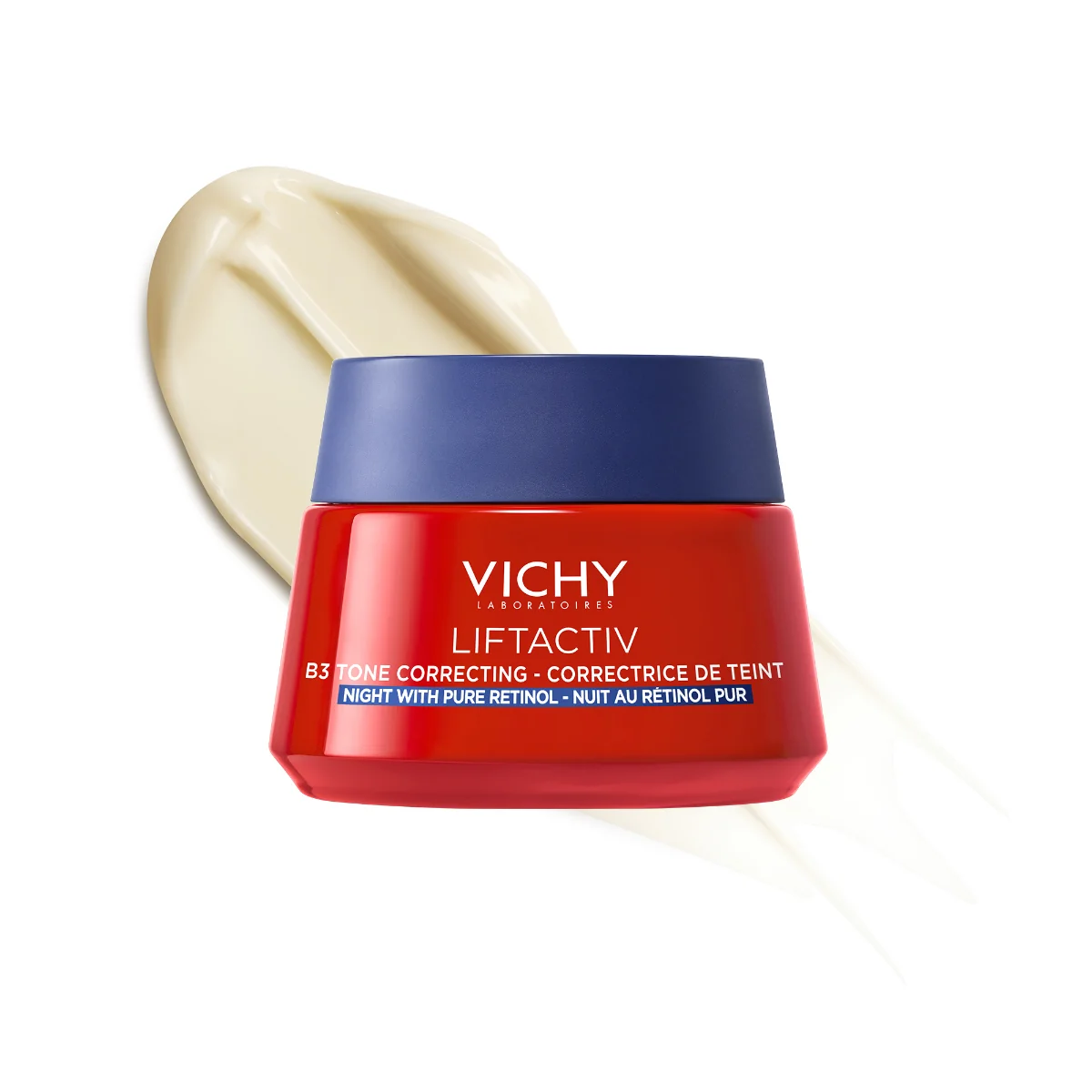 VICHY LIFTACTIV B3 NOČNÝ KRÉM PROTI TMAVÝM ŠKVRNÁM S ČISTÝM RETINOLOM 1×50 ml, nočný krém proti vráskam a strate kolagénu v pleti