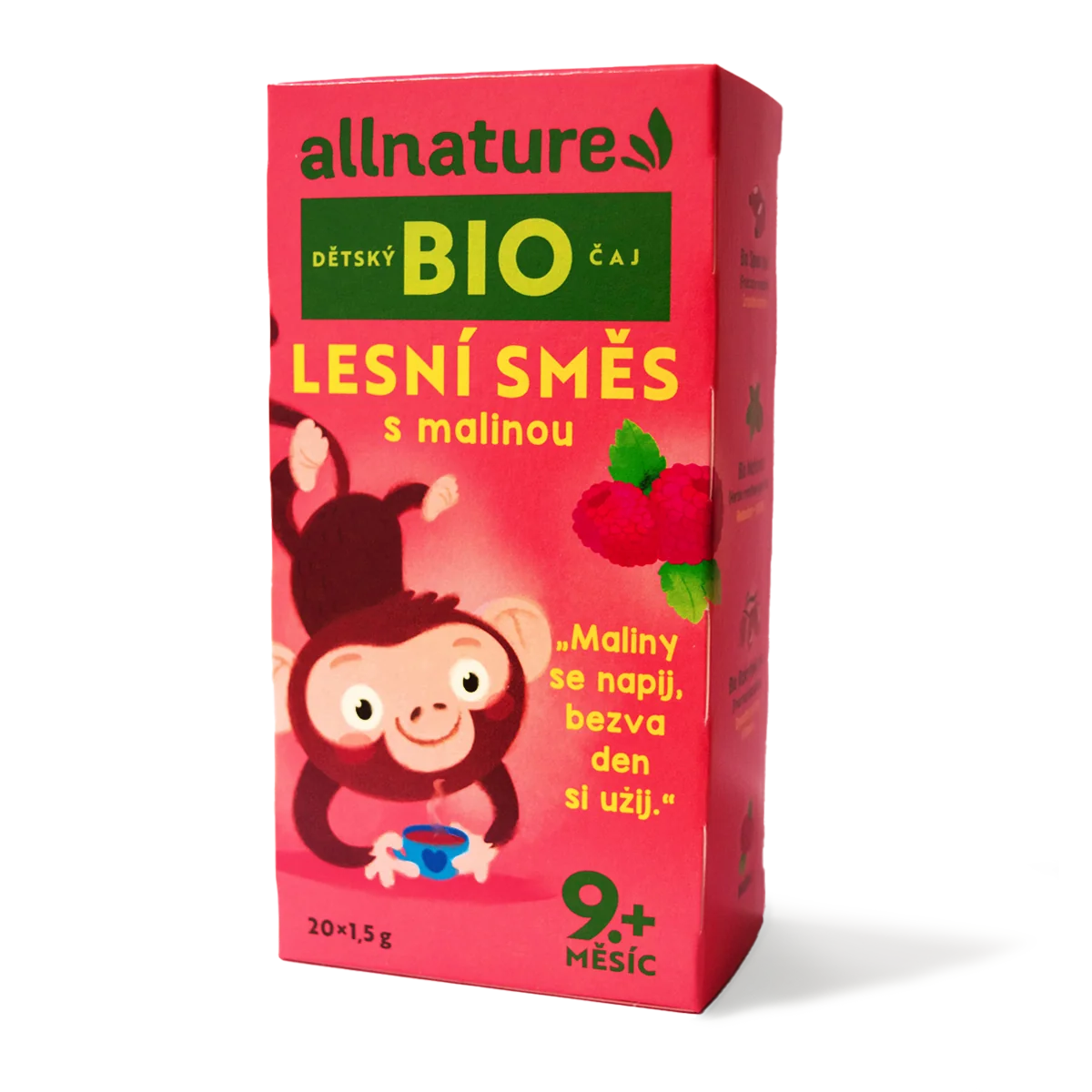 Allnature BIO Detský čaj Lesná zmes s malinou