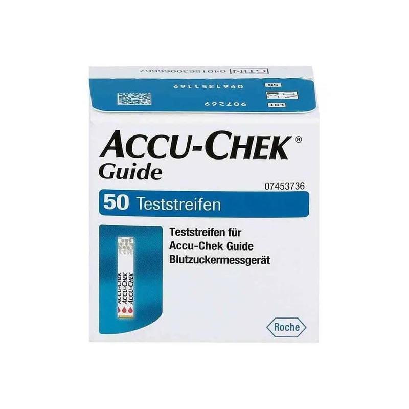 ACCU-CHEK Guide testovacie prúžky do glukometra 50ks