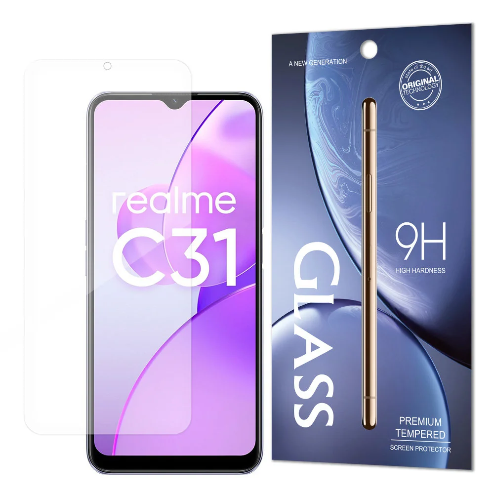 MG 9H ochranné sklo na Realme C31 