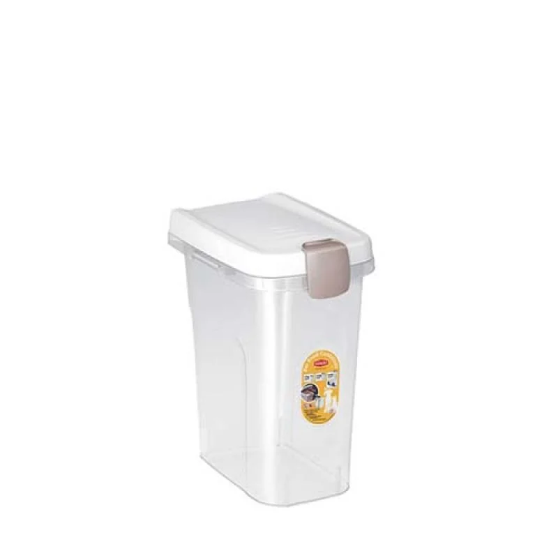 STEFANPLAST Pet food Container 33x22x41cm 15l priesvitný/biely kontajner na 6kg granúl