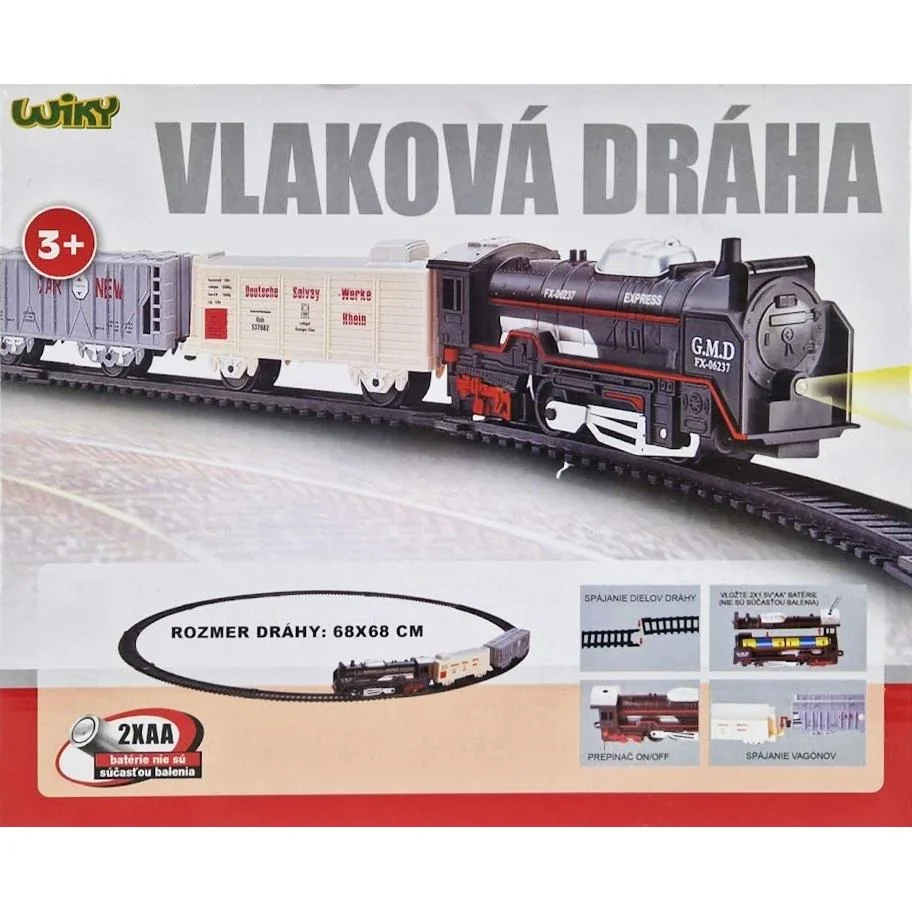 Vlak set s traťou 67cm 