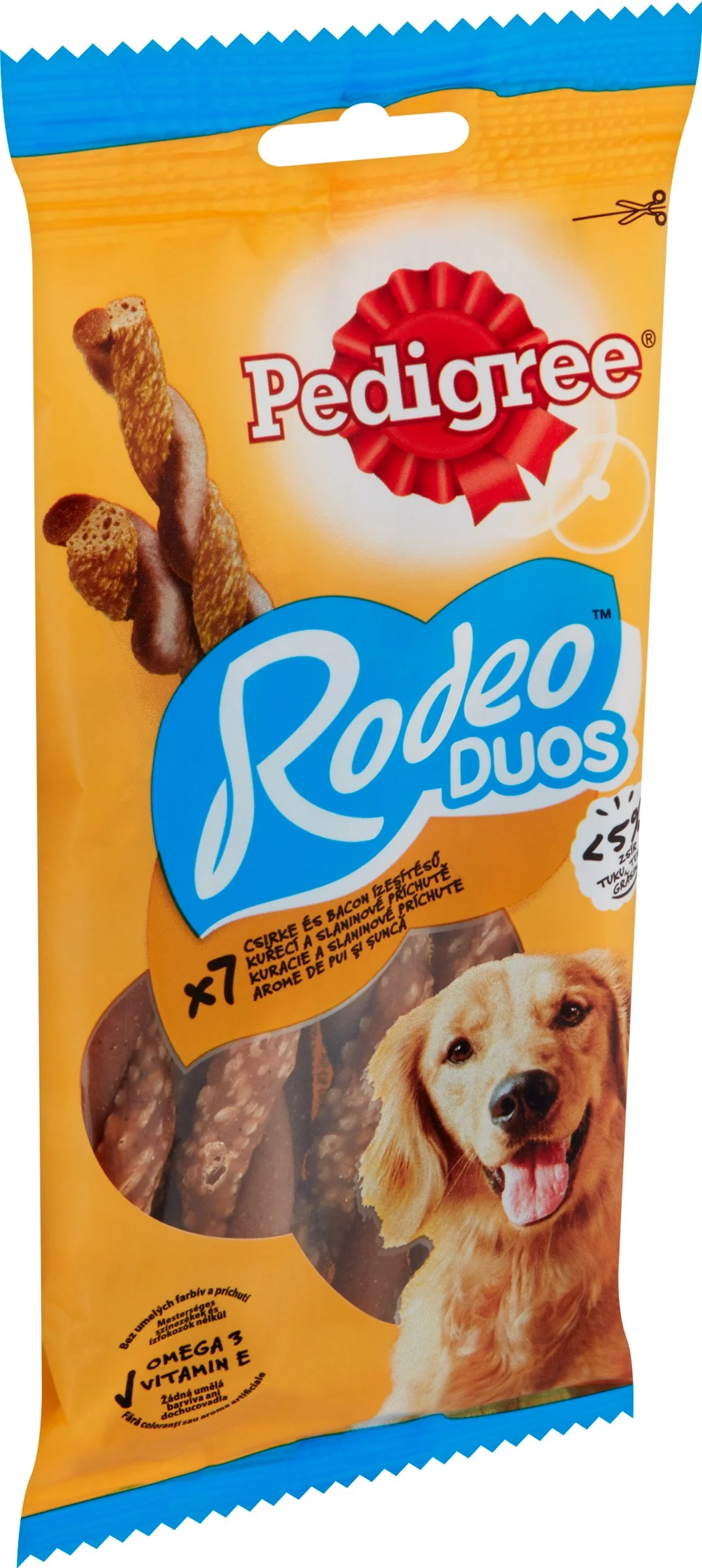 PEDIGREE pochúťka Rodeo Duo s Kuracím a slaninou 123g 1×123 g, pochúťka pre psy