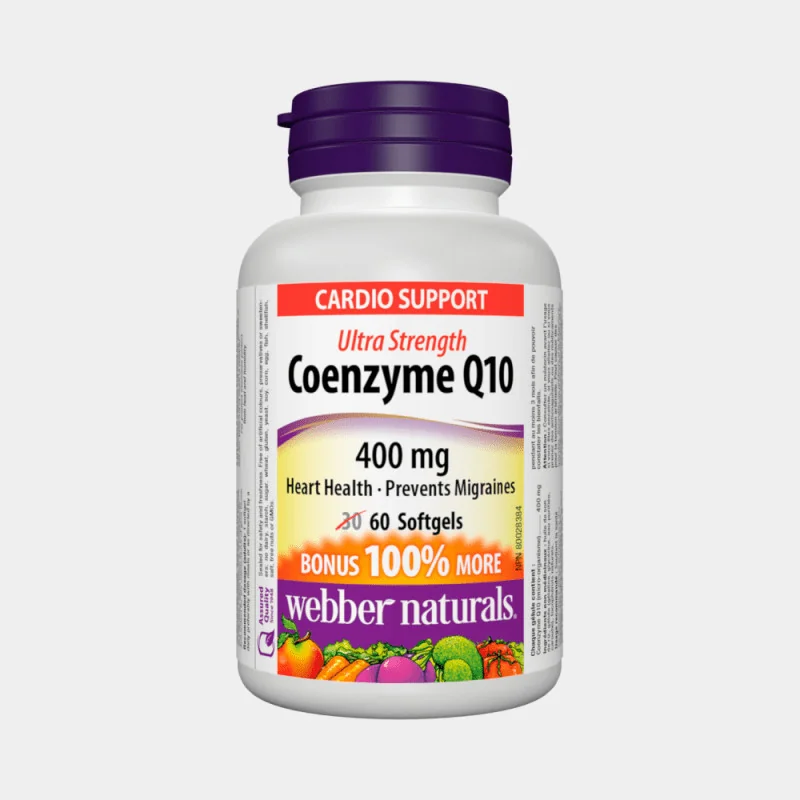 WEBBER NATURALS Koenzým Q10 400 mg EXTRA FORTE