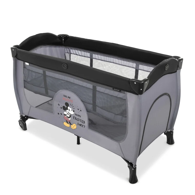 HAUCK - Sleep N Play Center postieľka s prebal.pultom, Mickey Mouse Grey 