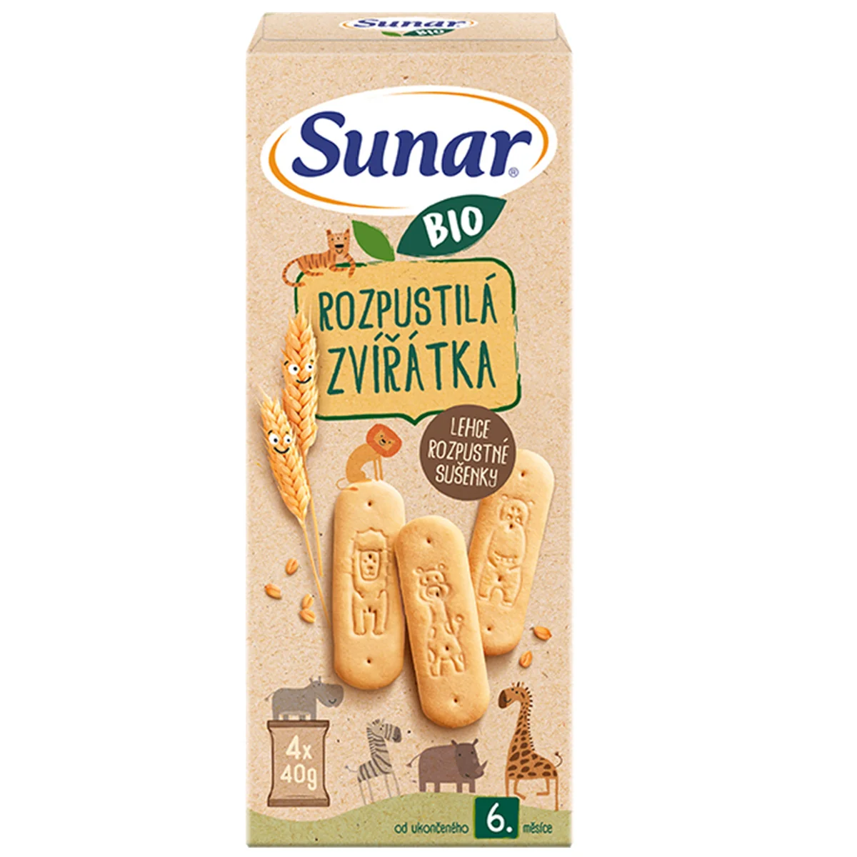 Sunar BIO Rozpustilé zvieratka 160g