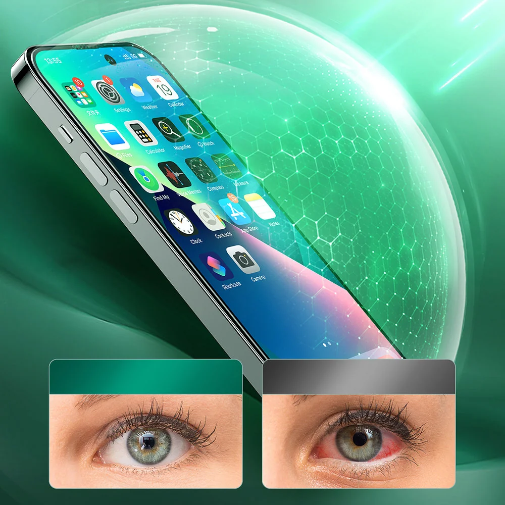 Joyroom Eyecare Full Screen Anti Blue ochranné sklo na iPhone 14 Pro 