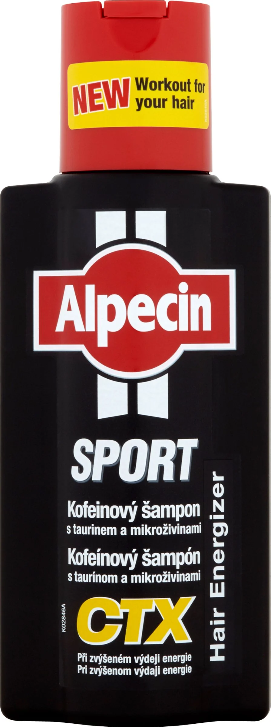 ALPECIN SPORT Kofeínový šampón CTX 1×250 ml, kofeínový šampón