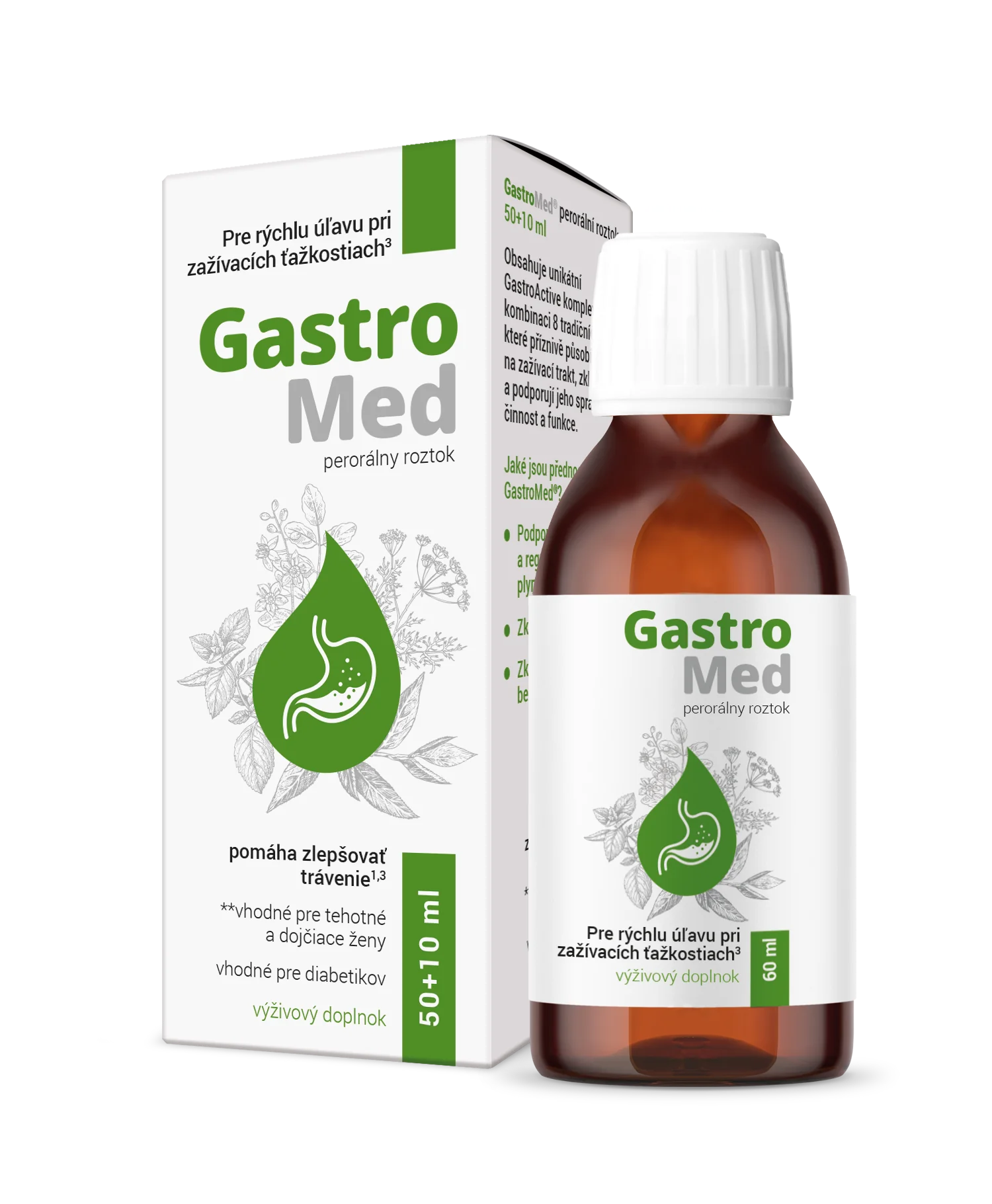 GastroMed perorálny roztok 60 ml