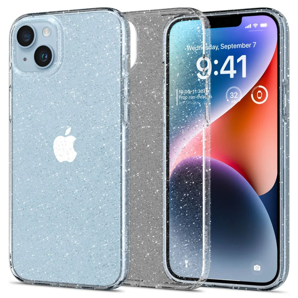 Spigen Liquid Crystal kryt na iPhone 14 Plus / 15 Plus, priesvitný 