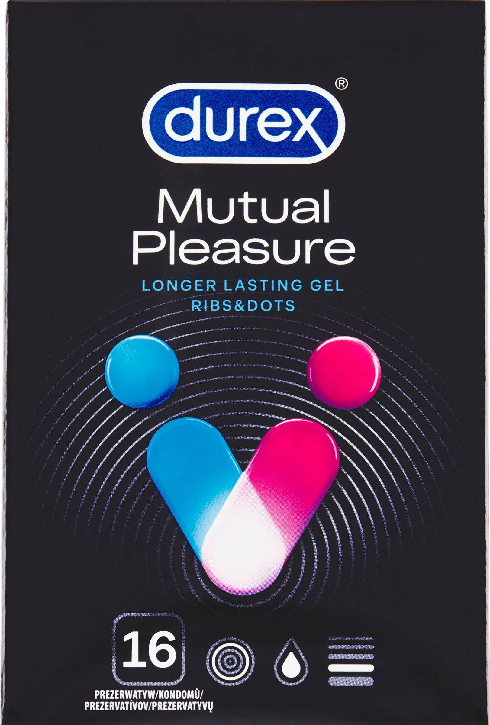 DUREX Mutual Pleasure 1×16 ks, prezervatívy