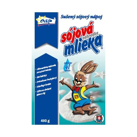 SOJOVE MLIEKO MODRY ZAJAC  400G