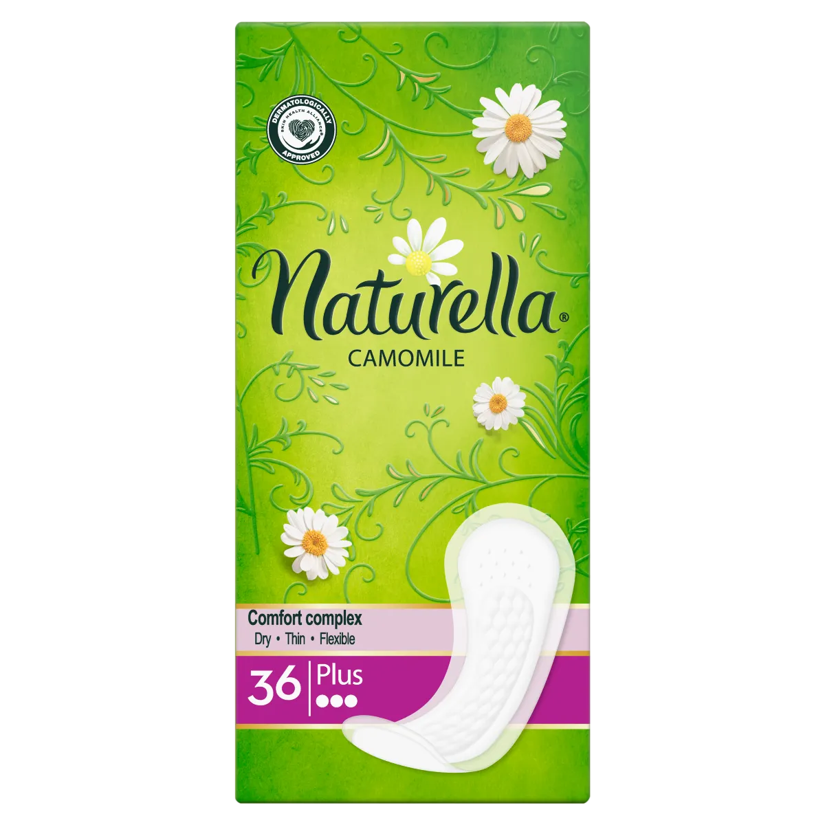 Naturella Intímky Plus Camomile 1×36ks, vložky