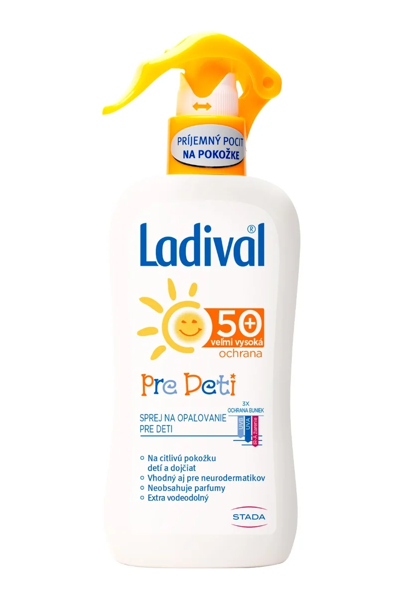 LADIVAL Pre deti OF 50+ sprej 1×200 ml,  sprej, OF 50+