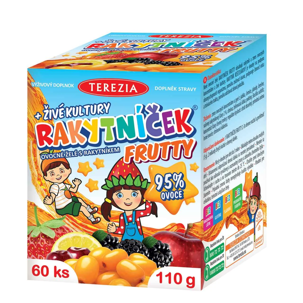 TEREZIA RAKYTNÍČEK FRUTTY + živé kultúry