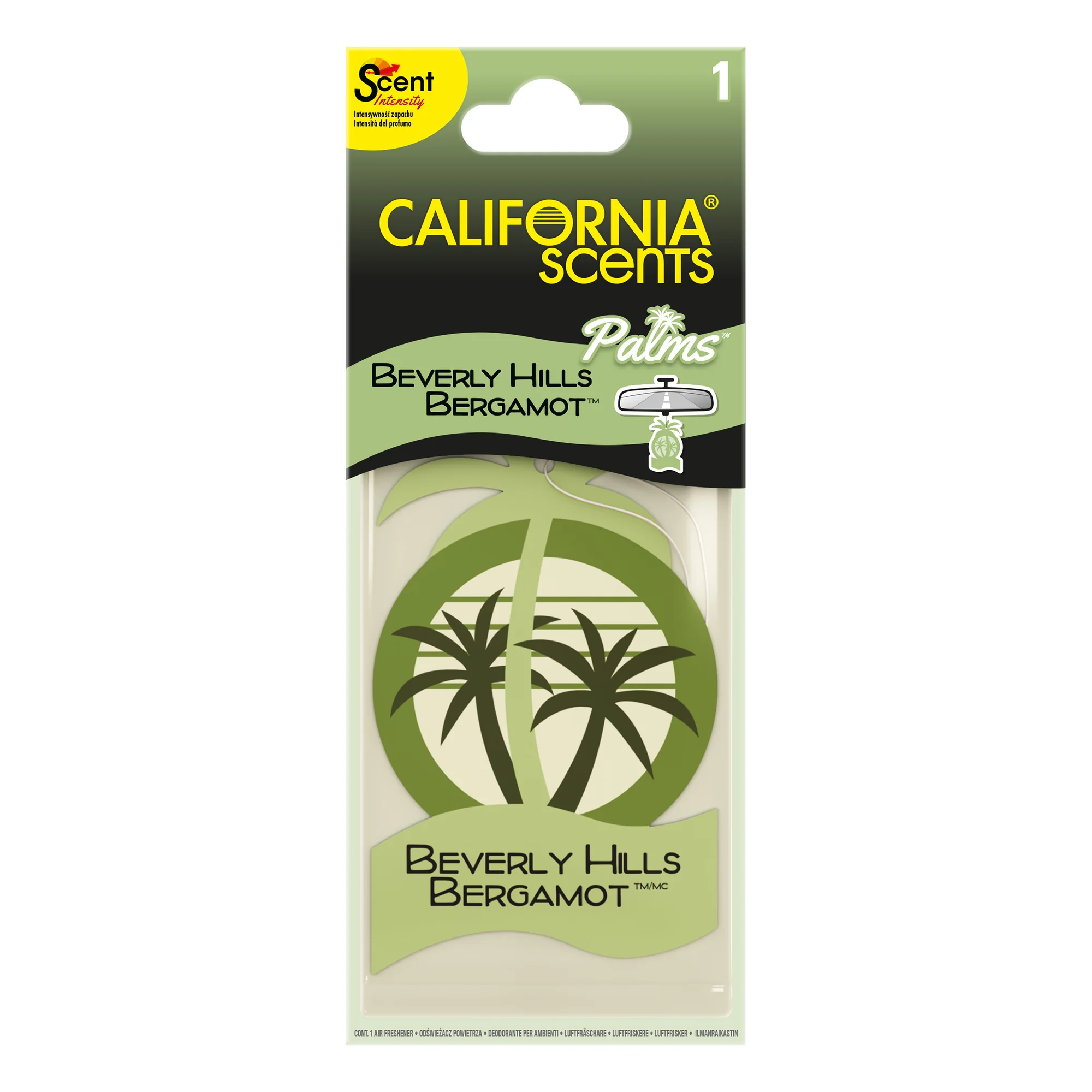 E303649500 California Scents PALMS PAPER Beverly Hills Bergamot