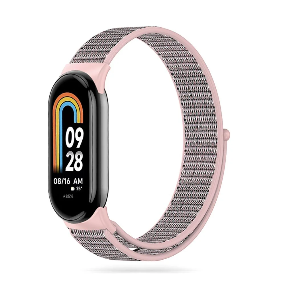 Tech-Protect Nylon remienok na Xiaomi Smart Band 8 / 9 pink