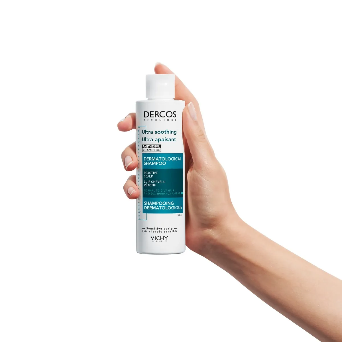 VICHY Dercos Ultraupokojujúci šampón 200 ml 1×200 ml, šampón