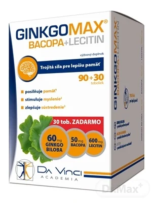 GINKGOMAX+BACOPA+LECITÍN - DA VINCI