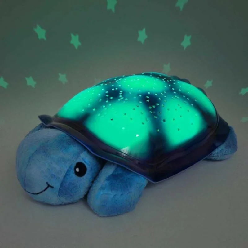 Cloud b® Twilight Turtle™- Nočné svetielko, Korytnačka, modrá, 0m+ 