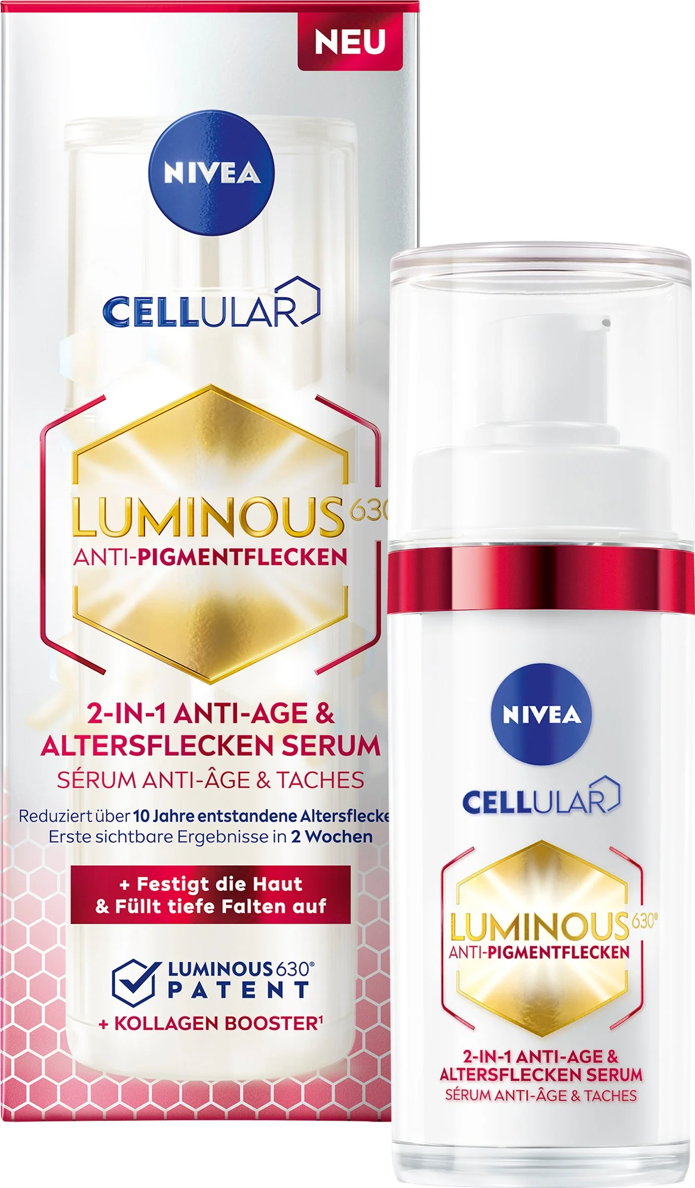 Nivea Sérum Cellular Luminous Anti-Age 1×30 ml, pleťové sérum