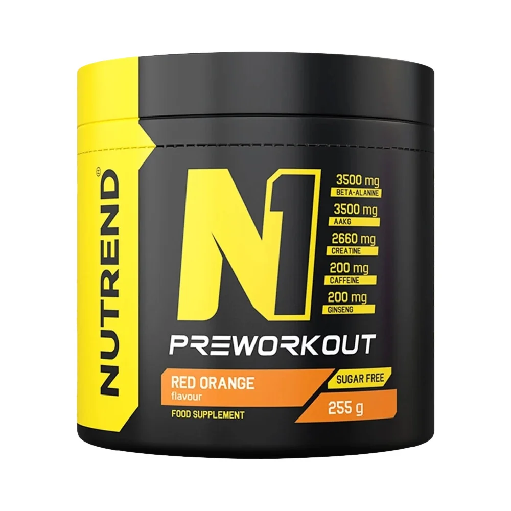 Nutrend N1 Pre-Workout 255 g červený pomaranč