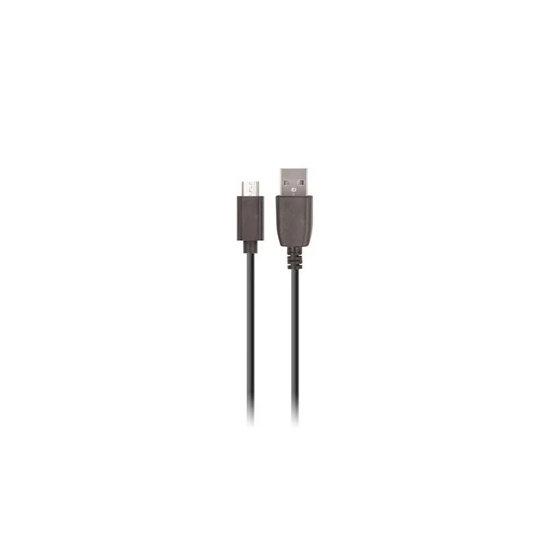 SETTY Nabíjací USB kábel 1m 2A microUSB, čierny GSM043217 