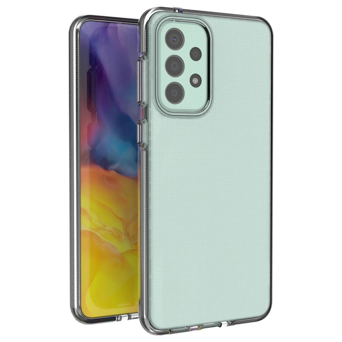 MG Spring Case silikónový kryt na Samsung Galaxy A33 5G, čierny 