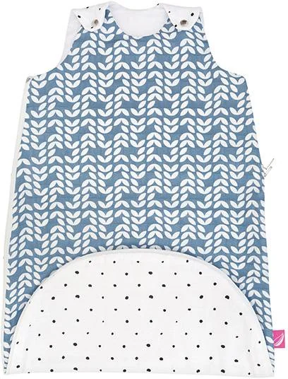 MOTHERHOOD Vak spací 2v1 ZIP-A-Round Beige mušelínový Blue Classics 3-18m 0,5 tog