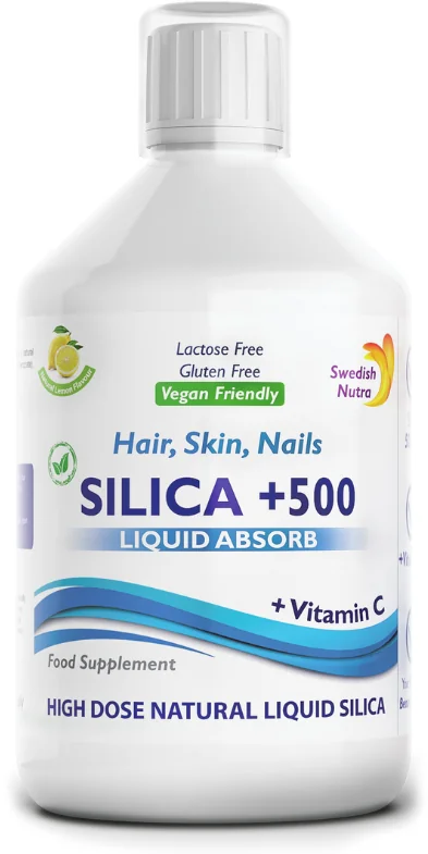 Silica +500 tekutý kremík s vitamínom C 500 ml