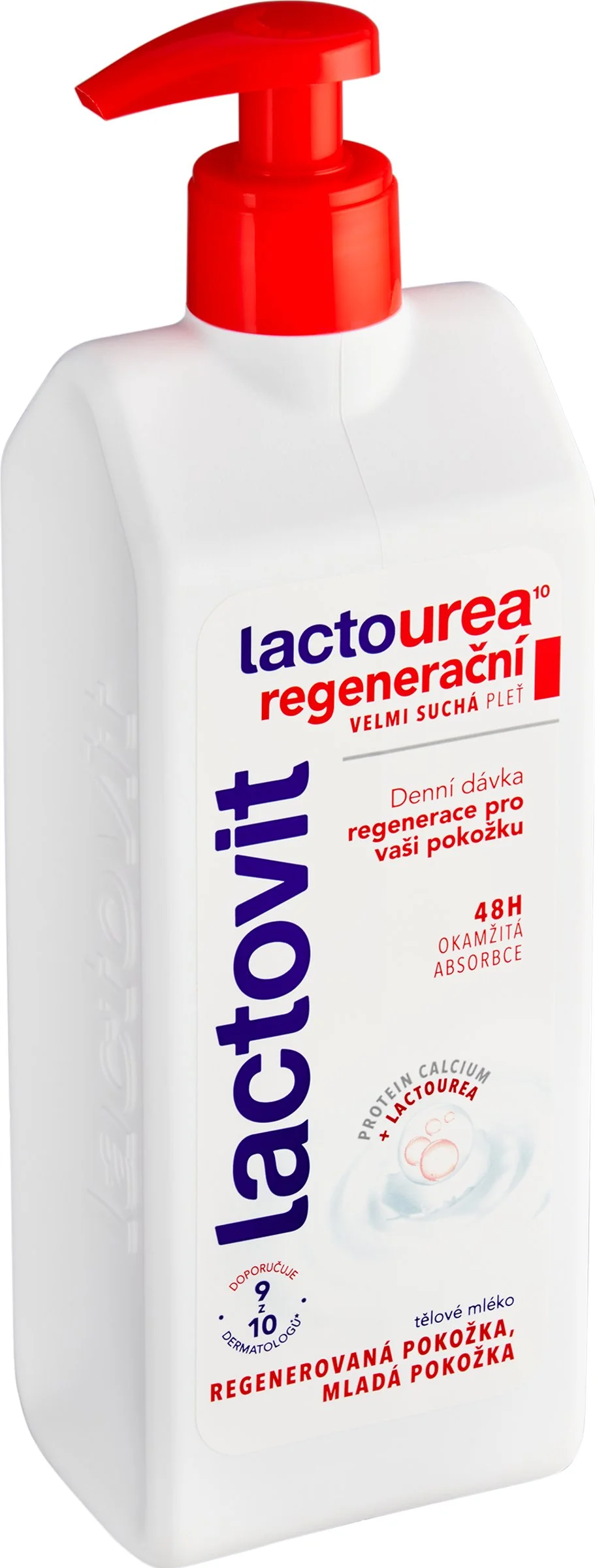 Lactovit Lactourea Telové mlieko 1×400 ml, regeneračné telové mlieko