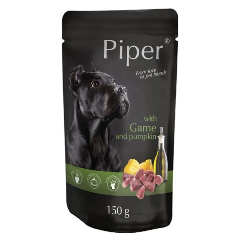 PIPER ADULT 150g kapsička pre dospelých psov zverina a tekvica