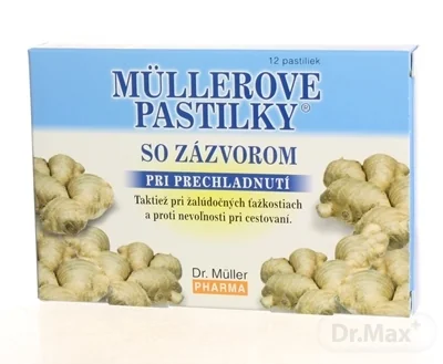 MÜLLEROVE PASTILKY SO ZÁZVOROM