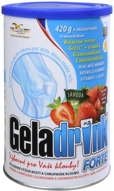 GELADRINK FORTE HYAL 420G JAHODA