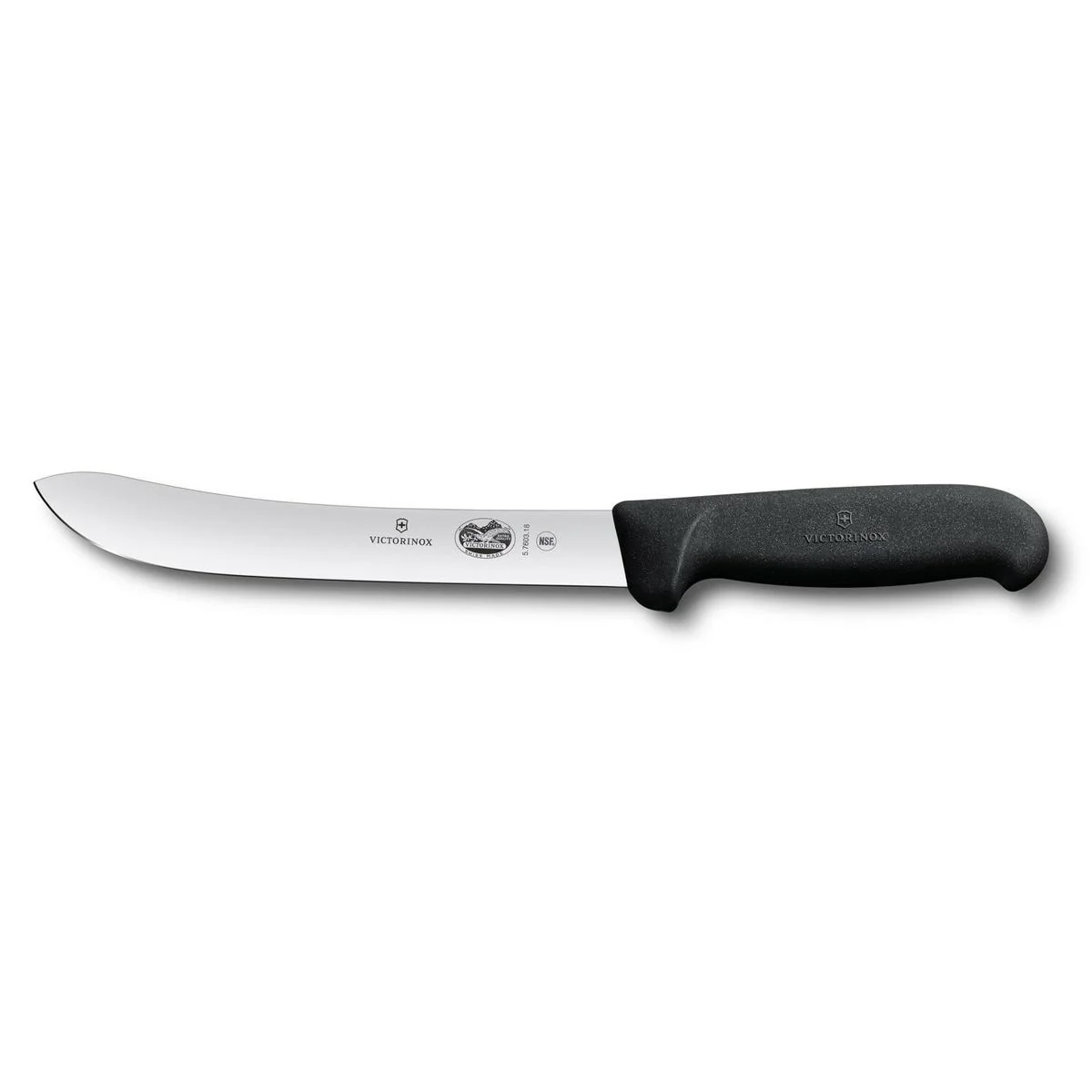 Victorinox 5.7603.18 Fibrox mäsiarsky nôž 18 cm, čierna