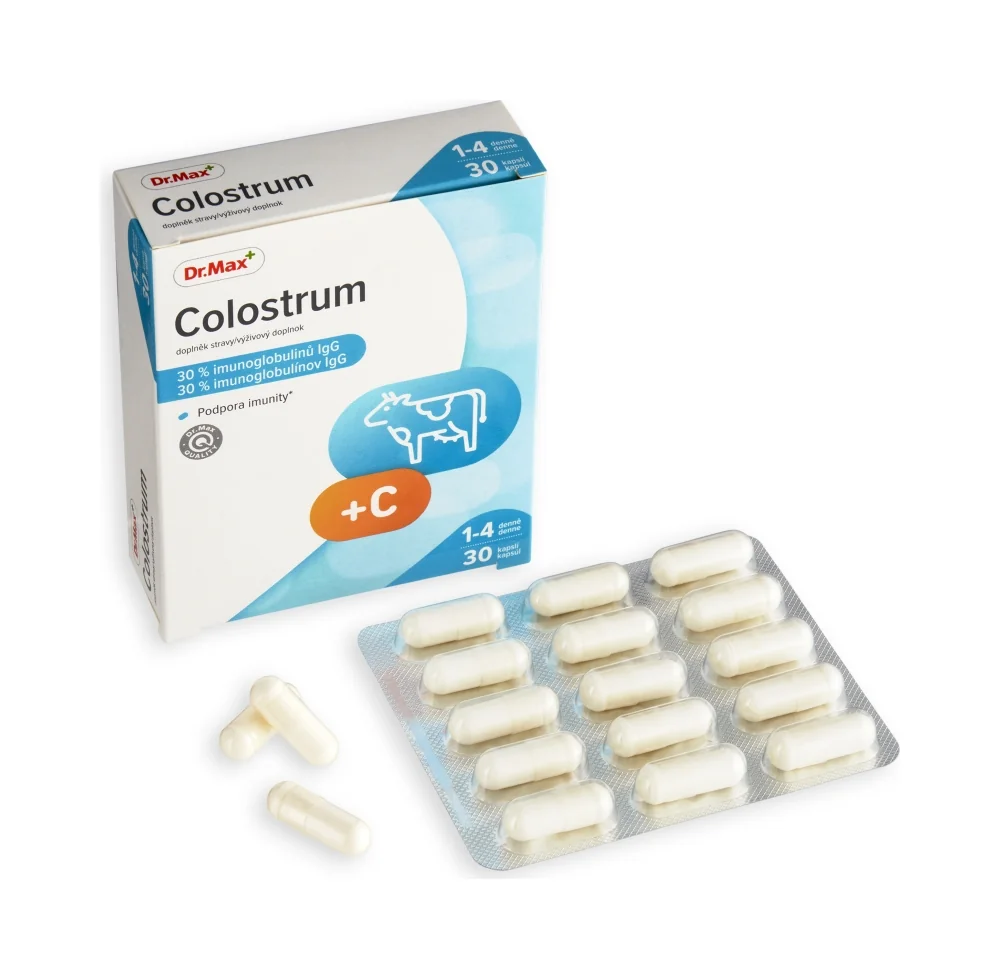 Dr. Max Colostrum 1×30 cps, podpora imunity