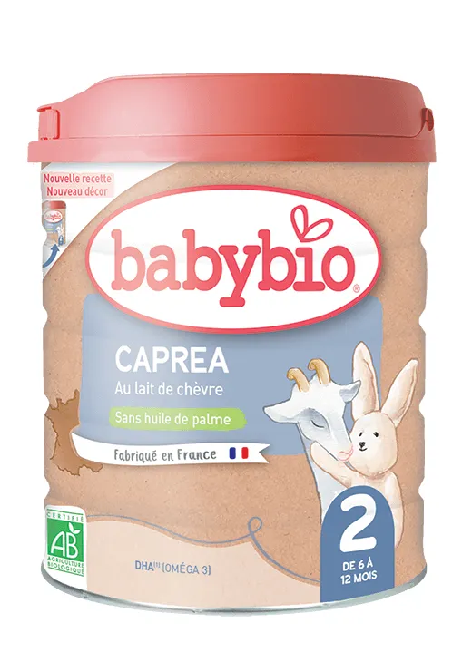 BABYBIO caprea 2 plnotučné kozie dojčenské bio mlieko (800 g) 1×800 g