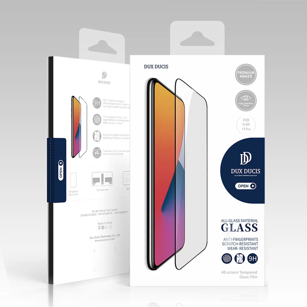 Dux Ducis All Glass Full Coveraged ochranné sklo na Xiaomi 13 Pro, čie rne