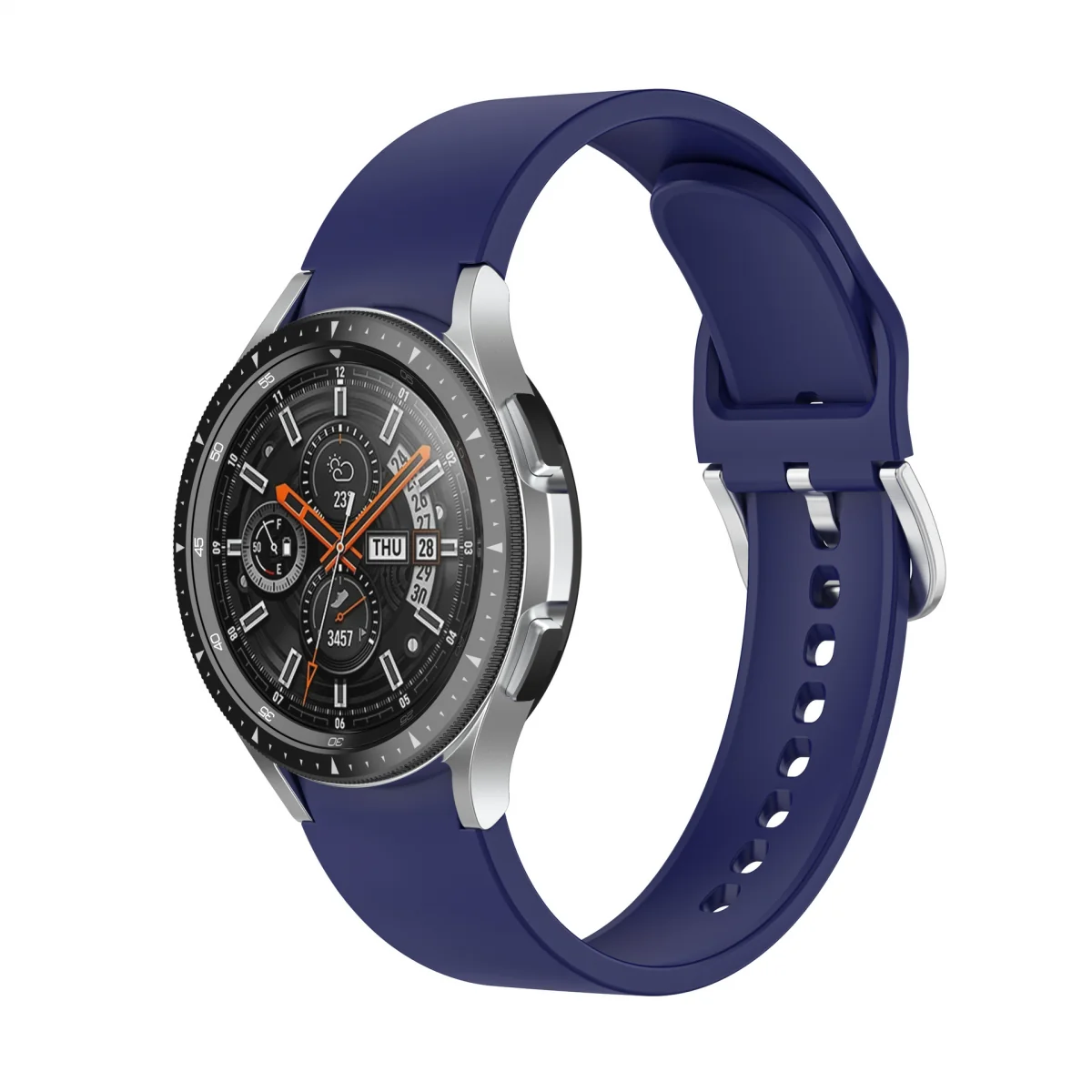 Bstrap Silicone remienok na Samsung Galaxy Watch 4 / 5 / 5 Pro / 6 dark blue