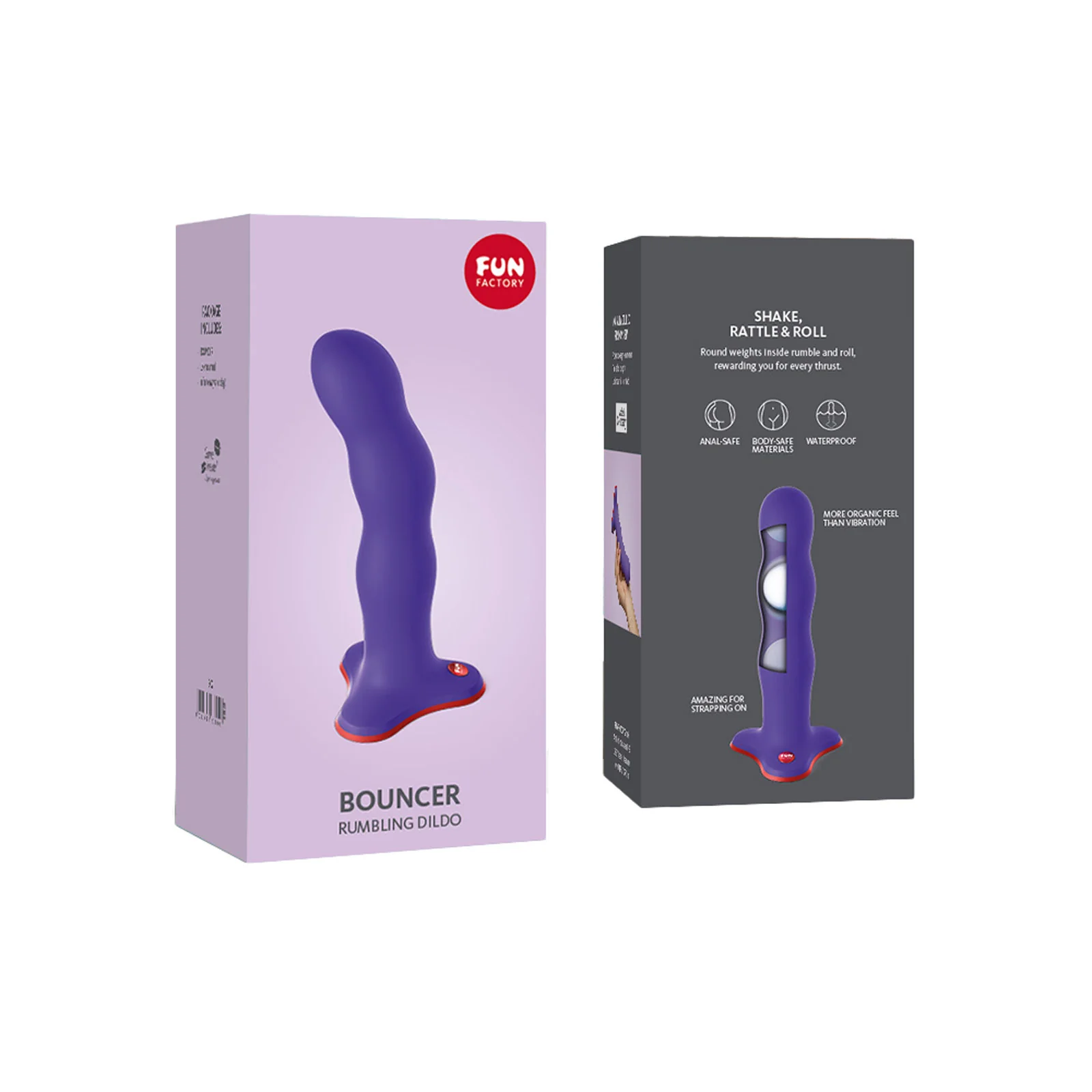 Dildo - Fun Factory Bouncer fialová 