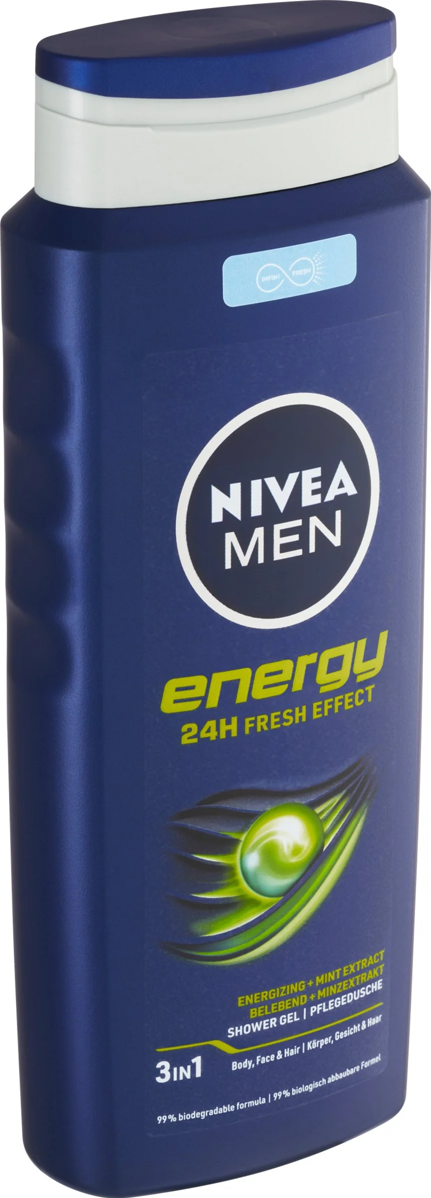 NIVEA Men Sprchovací gél Energy 500ml 1×500 ml, sprchovací gél