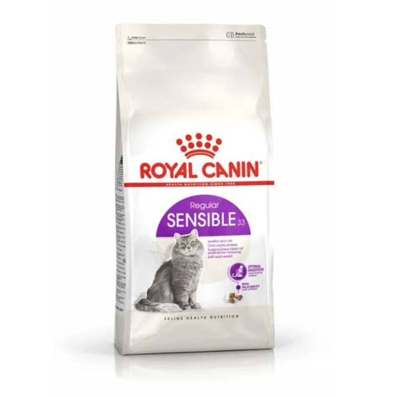 ROYAL CANIN FHN SENSIBLE33 400g -granule pre dospelé mačky s citlivým trávením