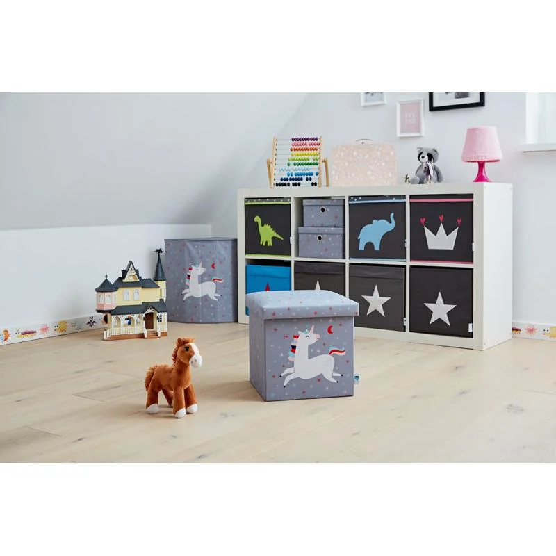 LOVE IT STORE IT - Box na hračky / stolička, Happy Kids - Unicorn 