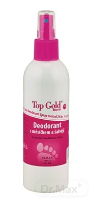 TOP GOLD Deo s nechtíkom a šalviou+Tea Tree Oil