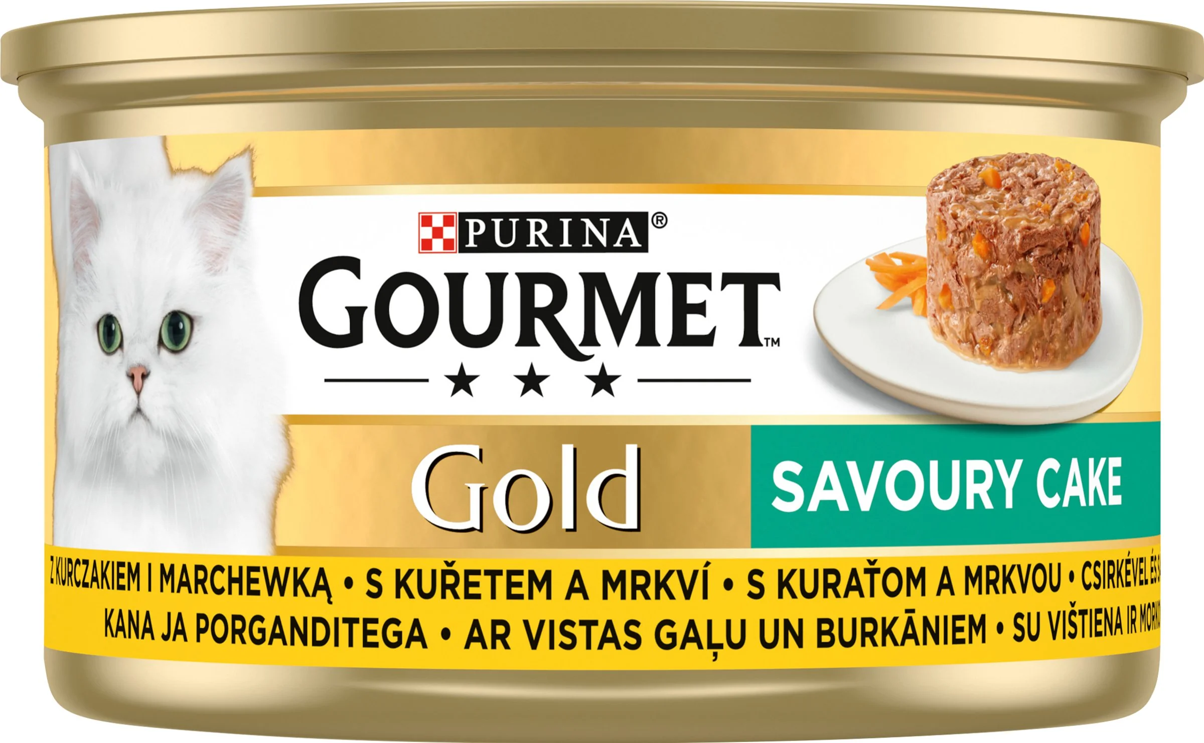 GOURMET GOLD Savoury Cake 24x85g s kuraťom a mrkvou