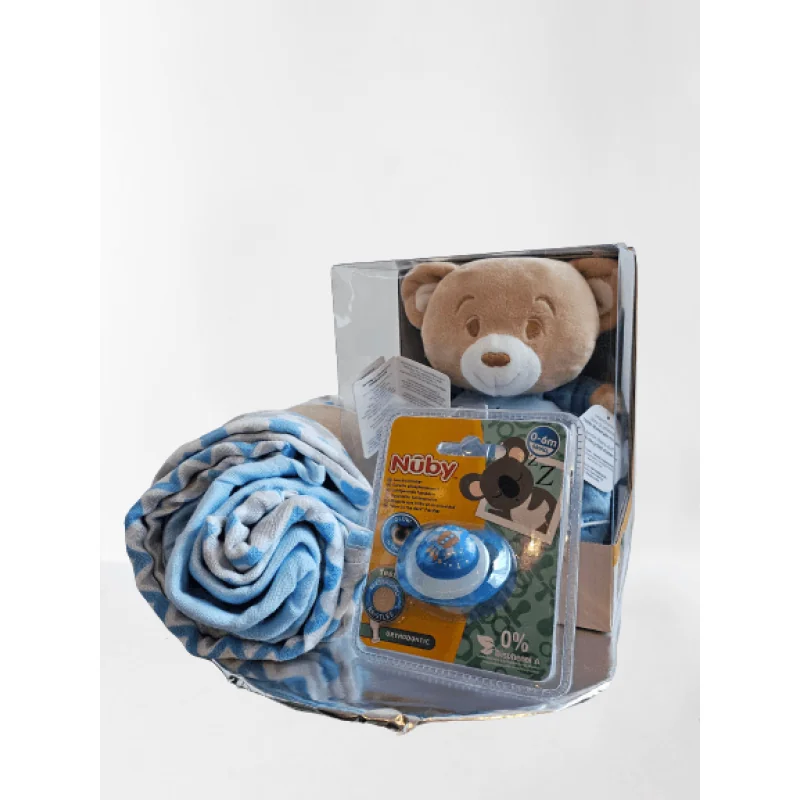 Babygift newborn set, Dojčenské potreby v darčekovom balení, modrá 