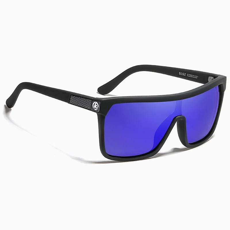 KDEAM Stockton 5 slnečné okuliare, Black / Blue