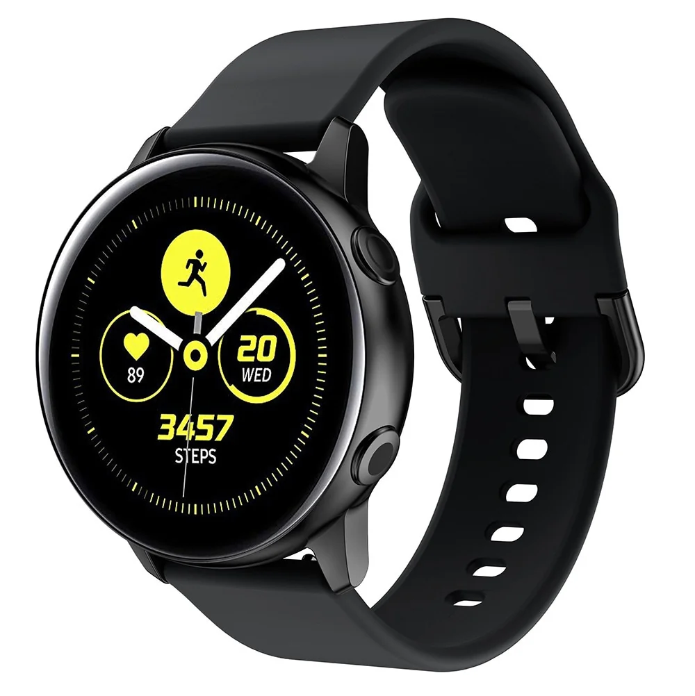 Bstrap Silicone remienok na Samsung Galaxy Watch Active 2 40/44mm black